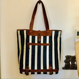 Anthropologie Holding Horses Leather Tote Bag